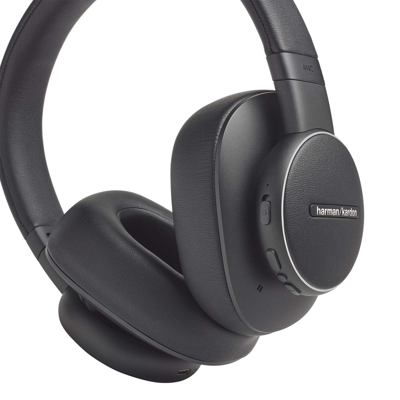 Harman Kardon FLY ANC - Black - Wireless Over-Ear NC Headphones - Detailshot 2